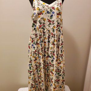 Flowery Print Sun Dress - NWT